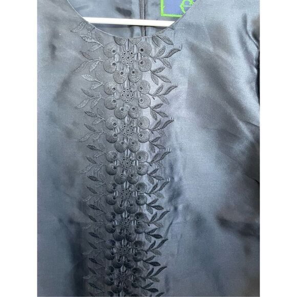 C. Wonder Silk Black Dressy Top Women’s Size 14  Embroidered New With Tags - Picture 6 of 8